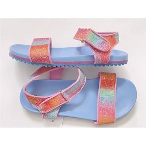 Crewcuts girls metallic sandals